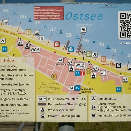 Ferienwohnung 100 M Zum Schoenberger Strand Mit Terrasse *