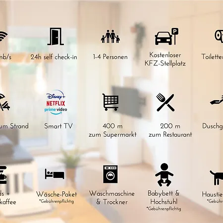 شقة Ferienwohnung 100 M Zum Schoenberger Strand Mit Terrasse